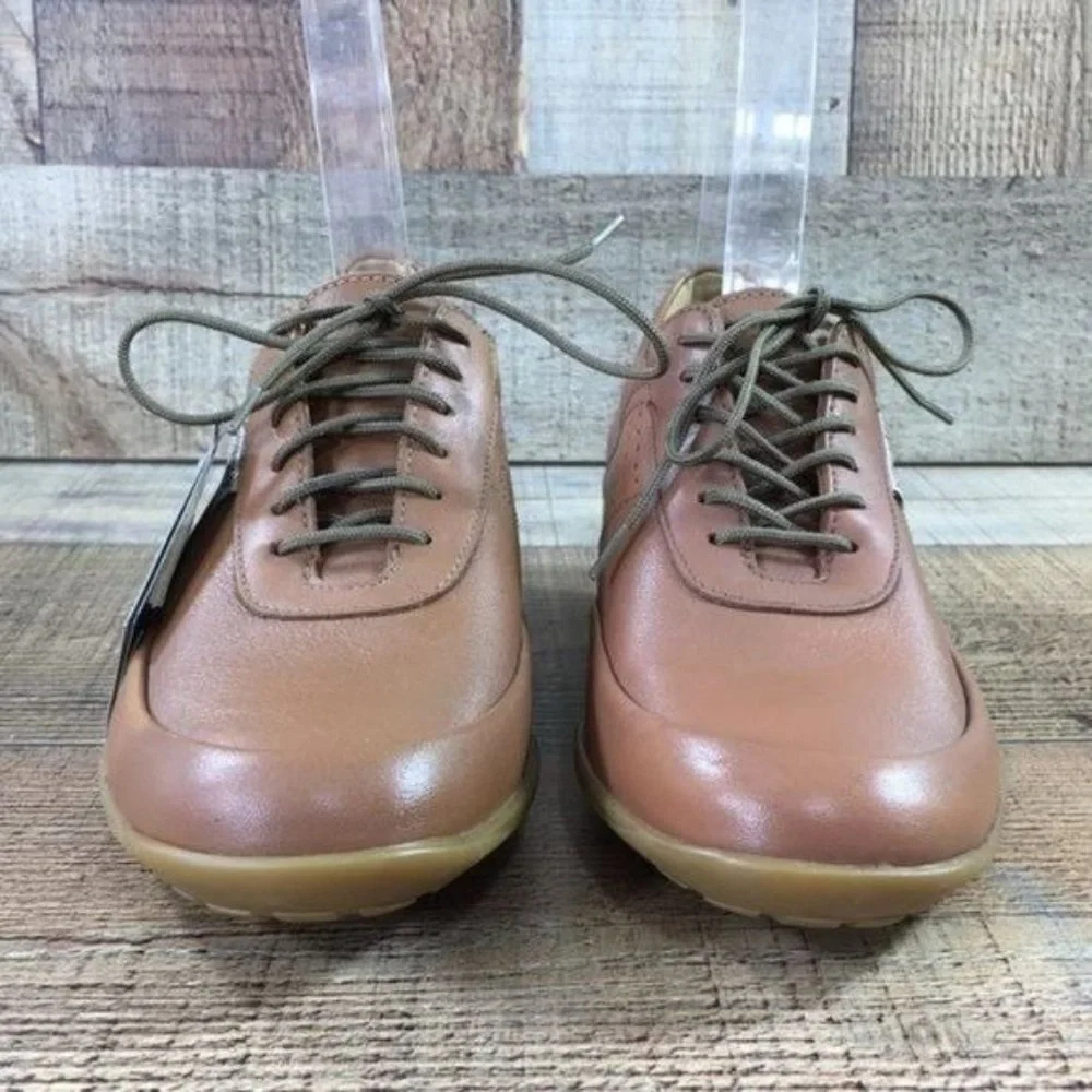 Mephisto Brown Leather Oxford Sneaker Shoes Cool Air Womens 5‎